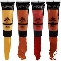 Set di colori acrilici metallici Phoenix 8 x 21 ml