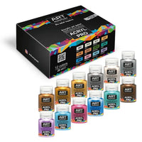 Set di colori acrilici metallizzati ACRYL PRO Composite 12x20 ml