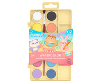 Set di colori ad acquerello JOVI Kawaii 22 mm - 12 pz con pennello