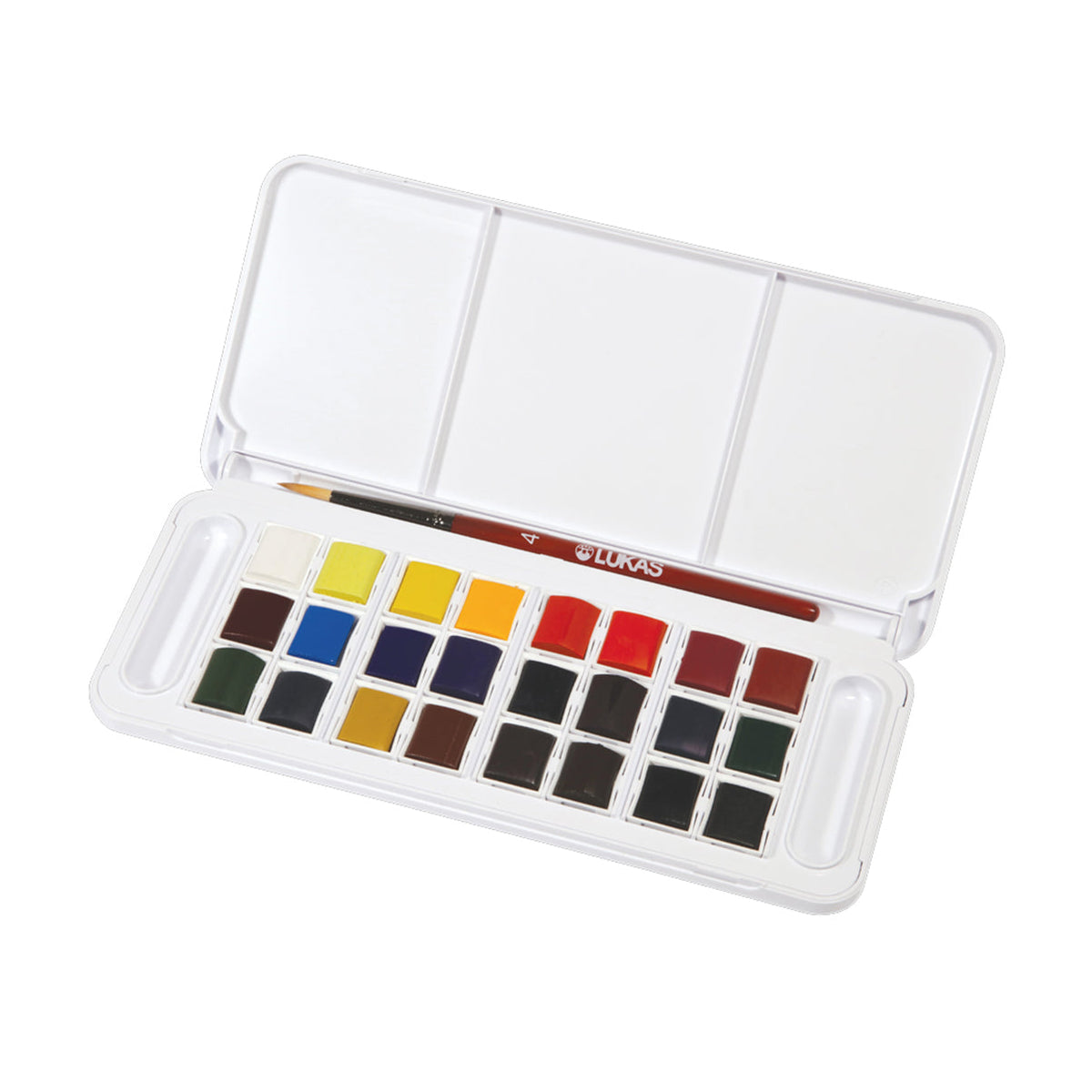 Set di colori ad acquerello LUKAS Studio in scatola di plastica - 24 pz