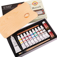 Set di colori ad olio Mánes / 16 ml x 10 pz.