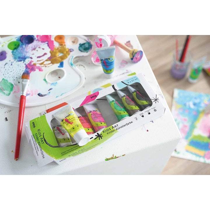 Set di colori per bambini KREUL 8 x 20 ml
