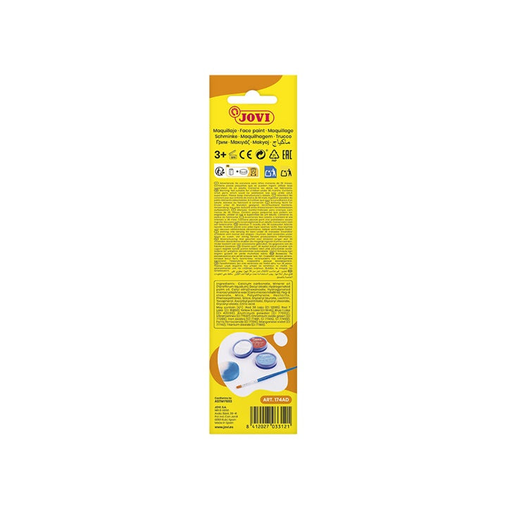 Set di colori per il viso Adventure con accessori 3 x 8 ml