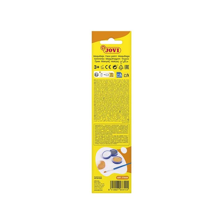 Set di colori per il viso Animal con accessori 3 x 8 ml