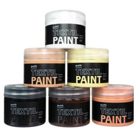 Set di colori per tessuti scuri Profil - Human touch 6 x 50 ml
