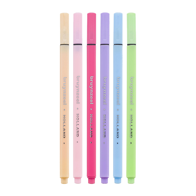 Set di fineliner Bruynzeel Fineliner Pastel - 6 pz / 0,4 mm
