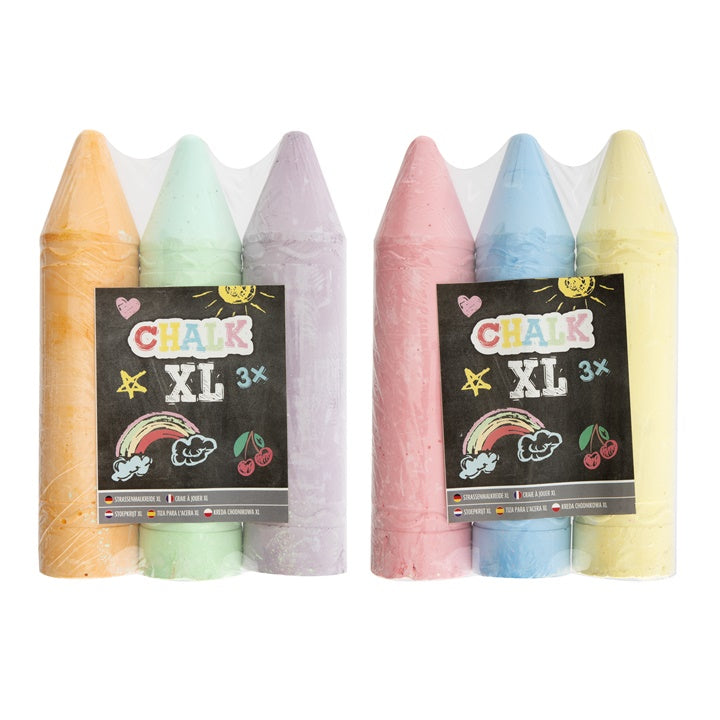 Set di gessetti da marciapiede XL – arancione nel set