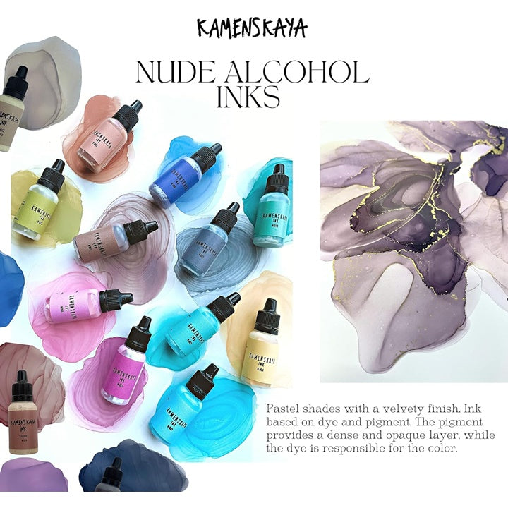 Set di inchiostri alcolici NUDE KAMENSKAYA 16 x 15 ml