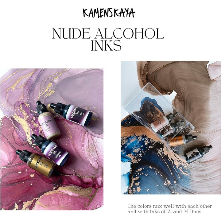 Set di inchiostri alcolici NUDE KAMENSKAYA 16 x 15 ml