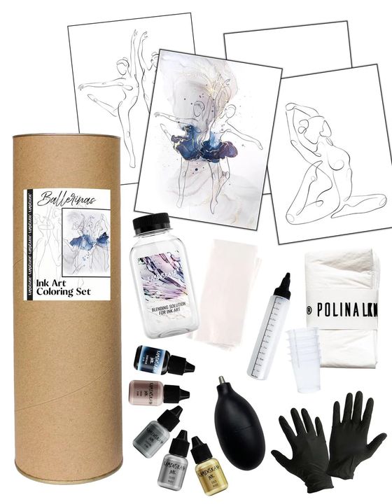 Set di inchiostri Kamenskaya "Ballerinas