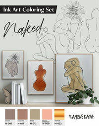 Set di inchiostri KAMENSKAYA 'NAKED'