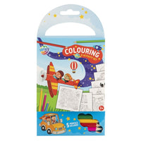 Set di libri da colorare con matite – Ragazzi