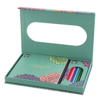 Set di mandala da colorare e matite