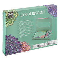Set di mandala da colorare e matite