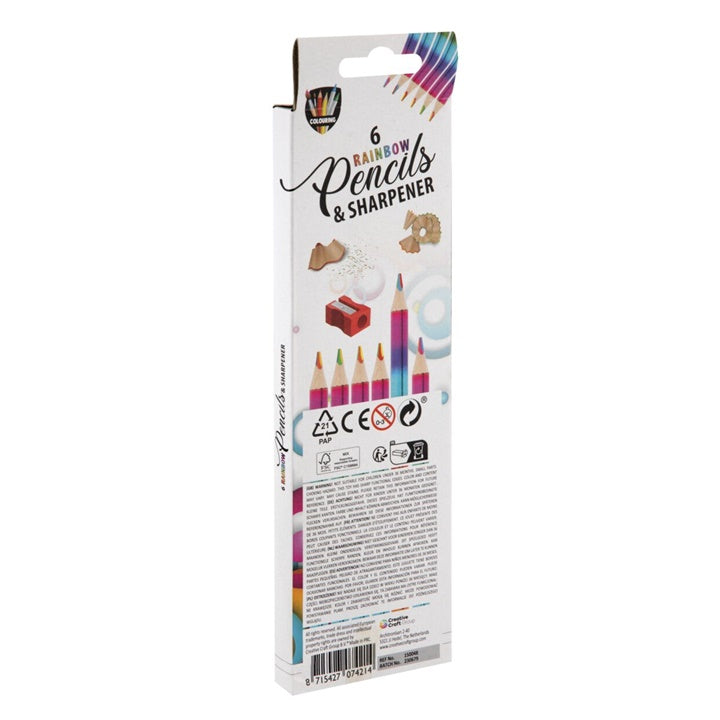 Set di matite colorate arcobaleno