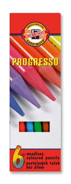 Set di matite colorate senza legno 8755 - 6 pezzi