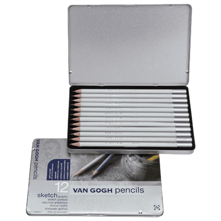 Set di matite Van Gogh per schizzi - 12 pezzi