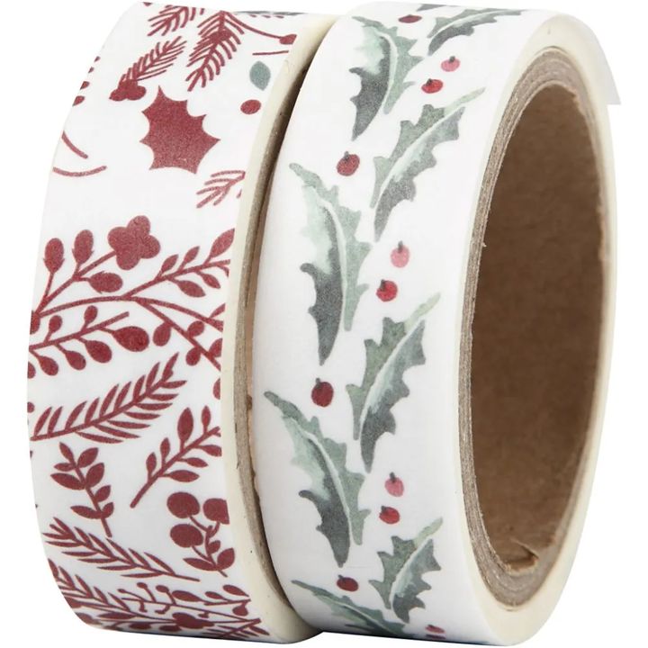 Set di nastri washi Holly and branches