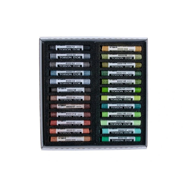 Set di paesaggi con pastelli morbidi Toison D'Or