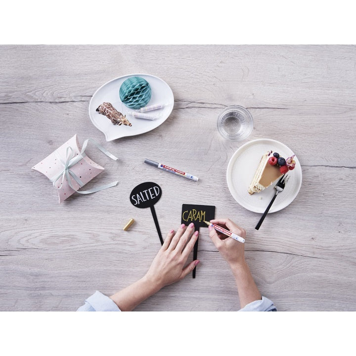 Set di pennarelli a gesso EDDING 4085 oro e argento