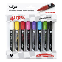 Set di pennarelli acrilici DARWI Marbel 2 mm Bright