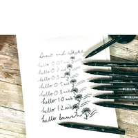 Set di pennarelli fineliner UNI PIN Draw and Sketch 8 pz.