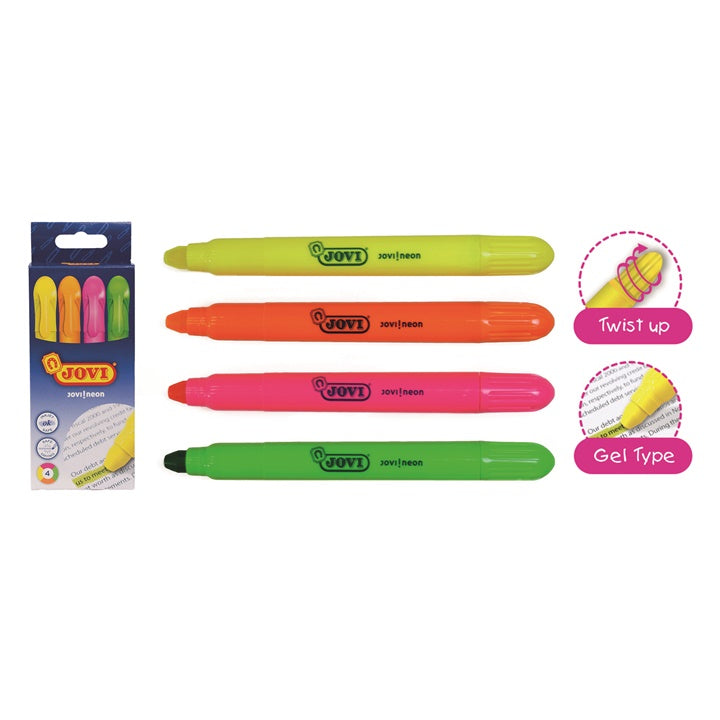 Set di pennarelli in gel JOVI 4 pezzi