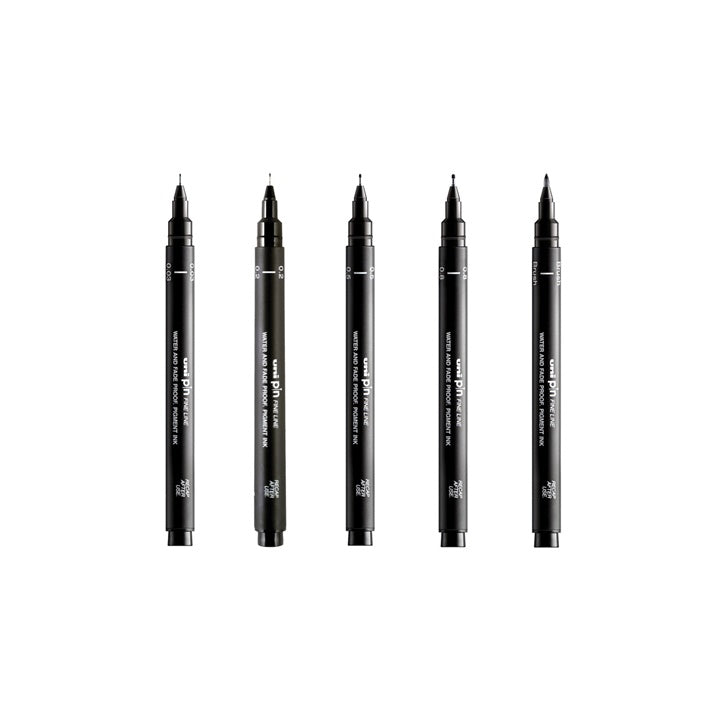 Set di pennarelli UNI PIN fineliner Artist Selection 5 pz.