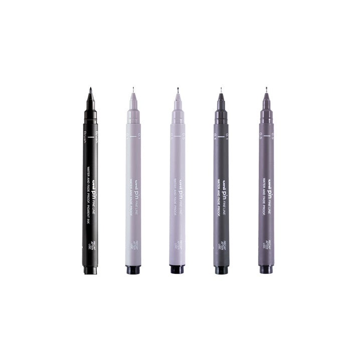 Set di pennarelli UNI PIN fineliner Elegant Tones 5 pz.