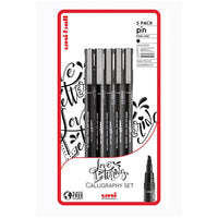 Set di pennarelli UNI PIN fineliner Love Lettering 5 pz.