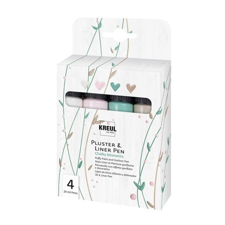 Set di penne peluche Chalky Moments KREUL / 4 pezzi