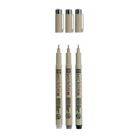 Set di penne tecniche Sakura Pigma Micron 3 fineliners