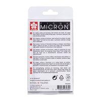 Set di penne tecniche Sakura Pigma Micron tonalità di grigio 8 pz.