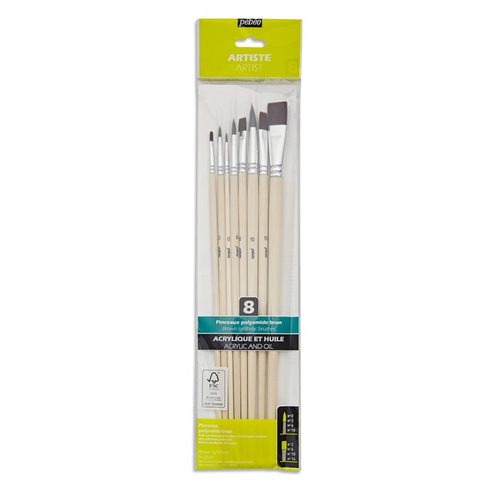 Set di pennelli PEBEO 8 pezzi