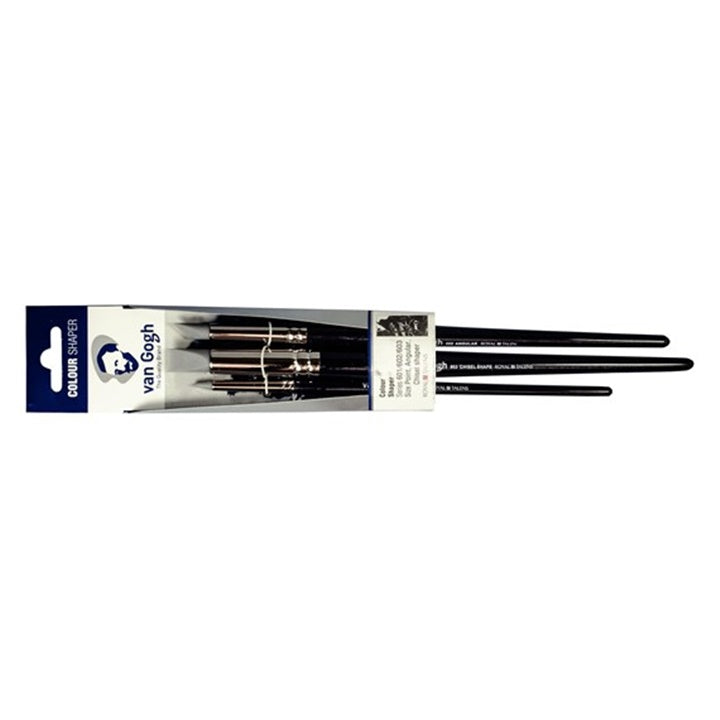 Set di pennelli per pittura in silicone Van Gogh Serie 601/602/603