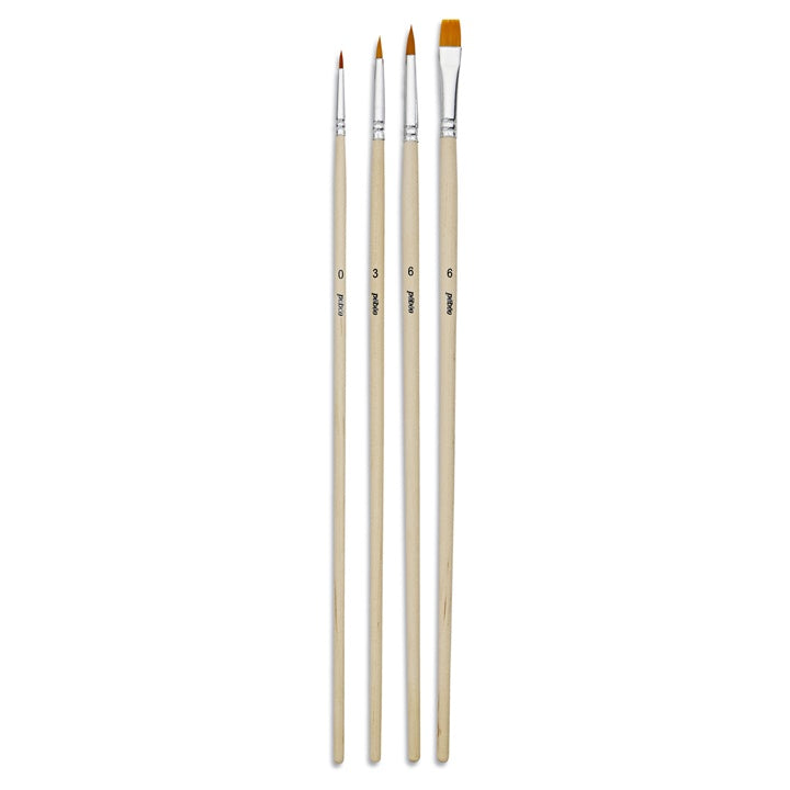 Set di pennelli sintetici Pebeo 4 pz.