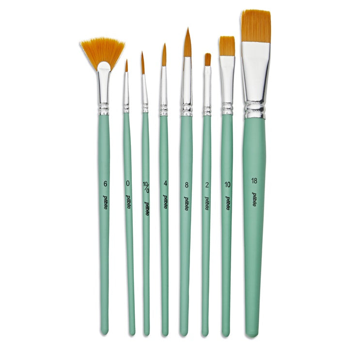 Set di pennelli sintetici Pebeo 8 pz.