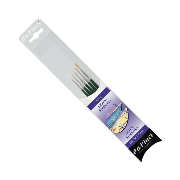 Set di pennelli sintetici per dipingere da Vinci Nova