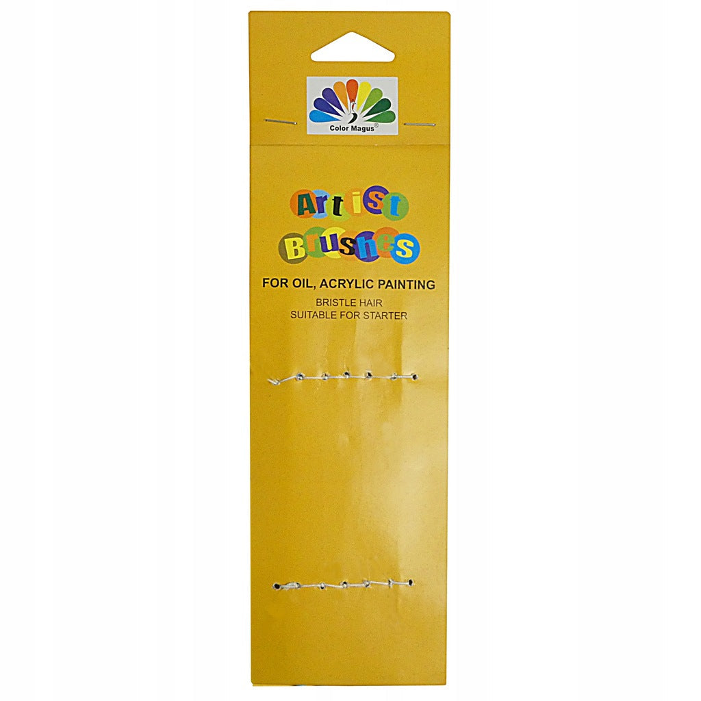 Set di pennelli sintetici Phoenix per olio e acrilico - 6 pezzi