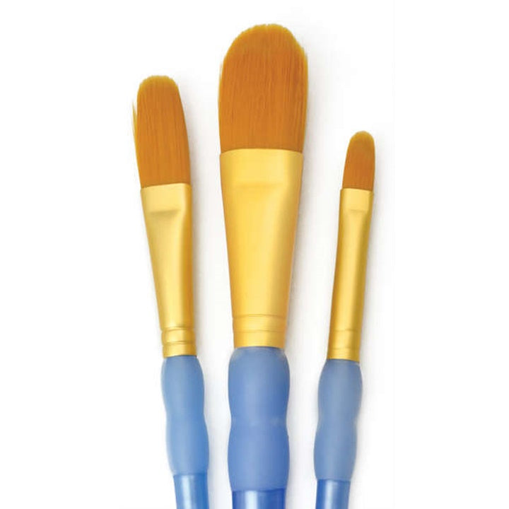 Set di pennelli sintetici rotondi Royal & Langnickel 3 pezzi