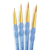 Set di pennelli sintetici rotondi Royal & Langnickel 4 pezzi