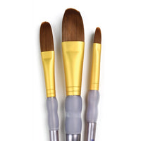 Set di pennelli sintetici Royal & Langnickel 3 pezzi