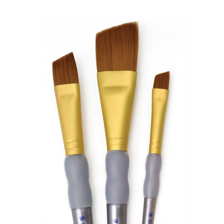 Set di pennelli sintetici tagliati Royal & Langnickel 3 pezzi