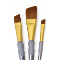 Set di pennelli sintetici tagliati Royal & Langnickel 3 pezzi
