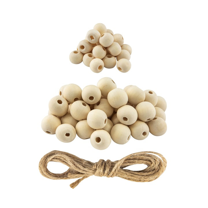 Set di perle di legno XMAS
