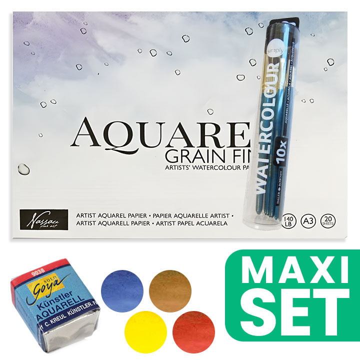 Set di pittura ad acquerello