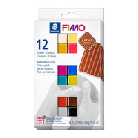 Set di polimeri FIMO LEATHER EFFECT 12x25g