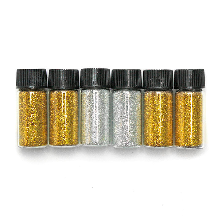 Set di polvere brillante - 6 pezzi