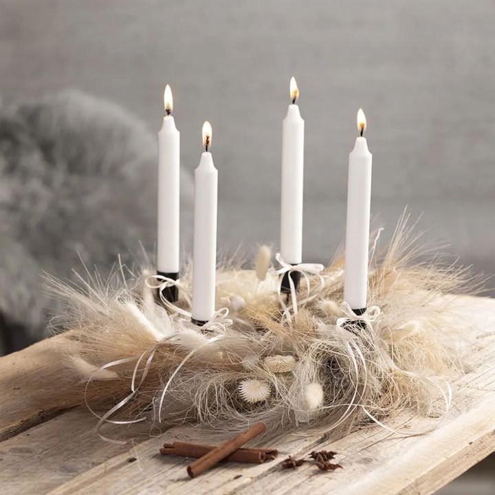 Set di portacandele neri 4 pz — immagine 1