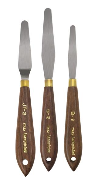 Set di spatole e coltelli per pittura artistica - Set di 3 pezzi